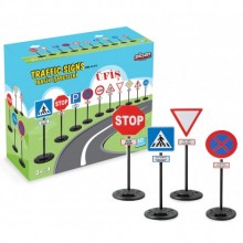 Pilsan Oyuncak Eğitici Trafik İşaretleri Büyük Boy (10 Model) Kargo Ücretsiz