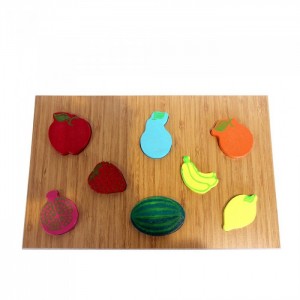 Eğitici Ahşap Puzzle 5 Çeşit/Araçlar-Rakamlar-Meyveler-Hayvanlar-Geometrik Puzzle