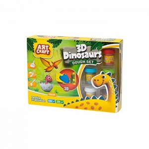 Art Craft 3D Boyutlu Dinazor Oyun Hamuru Seti 336 Gr