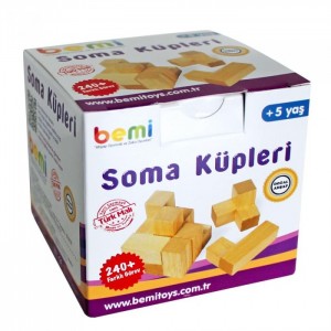 Bemi Eğitici Ahşap Soma Küpü 
