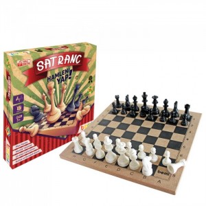 Ahşap Eğitici Satranç Gold 