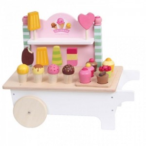 Mentari Egitici Ahşap Seyyar Dondurmacı Arabası