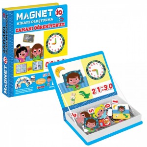 Eğitici Oyuncak Magnetik Zamanı Öğreniyorum Manyetik