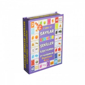5'li Süper Set Sayılar, Renkler, Şekiller, İlişki Kurma, Zıt Kavramlar İnternete Özel Fiyat