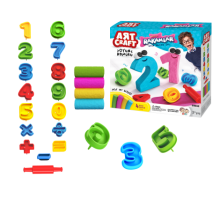 Art Craft 3D Rakamlar Oyun Hamuru Set 200 Gr 
