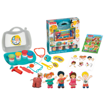 Fisher-Price Doktor Çantalı Oyun Hamuru Set