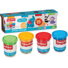 Fisher-Price 4`lü Oyun Hamuru Set 560 gr