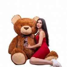Peluş Sevimli Yorgun Ayıcık 150 Cm Büyük boy Mega Ayı 