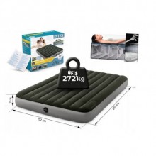 İntex 64763 Çift Kişilik Şişme Yatak Kendinden Ayak Pompalı 152x203x25 Cm