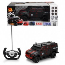 Suncon Oyuncak 1:16 Uzaktan Kumandalı Işıklı Polis Panzer Kargo Ücretsiz