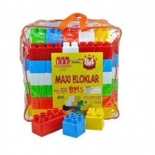Efe Büyük Parçalı Lego Maxi Bloklar 84 Parça Çantalı