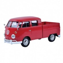 Motor Max 1:24 Volksvagen Type 2 (T1) Double Car Pickup Model-Klasik Araba