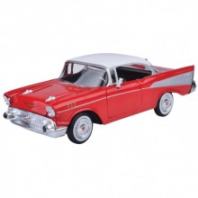 1:24 1957 Chvey Bel Air Klasik Model Araba