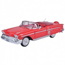 Motormax 1:24 1958 Chevy Impala Model Klasik Araba 