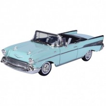 1:18 1957 Chevrolet Bel Air ( Convertible ) Klasik Model Araba