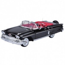 Model Araba Kaput Açılır Araç Kapısı Açılır MotorMax 1:18 1958 Chevrolet Impala 