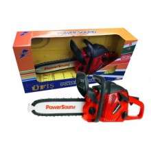 Oyuncak Elektrikli Ağaç Testeresi Hızar 35 cm Kırmızı Yeşil