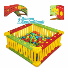 King Kids Kare Top Havuzu 200 Adet Oyuntopu set SB6010