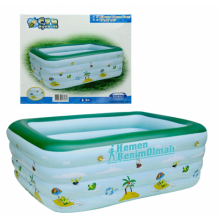  Sea&Sun 4 Boğumlu Dikdörtgen Derin Havuz 180x130x70 cm