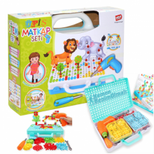 Oyuncak Matkap Puzzle 3D Yaratıcı 340 Parça Matkaplı Tamir Seti