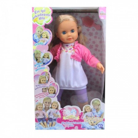  Eğitici 16 Soruya 70 Farklı Cevap Veren Oyun Arkadaşım Mila Bebek 