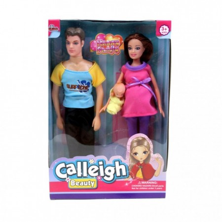 Calleigh Bebek ve Ailesi (Anne,Baba,Cocuk)