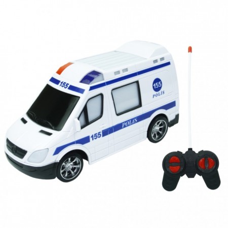 Uzaktan Kumandalı Full Fonksiyon Işıklı Sprinter Polis Arabası