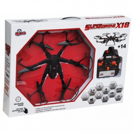 Rc Uzaktan Kumandalı 2.4Ghz Işıklı Aerodrone x 18 DroneHelikopter