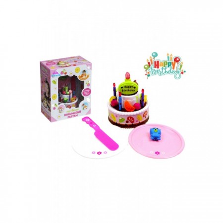 Oyuncak Müzikli ve Işıklı Akseuarlı Doğum Günü Pastası 