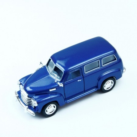 1:36 Chevrolet Suburban Caryryall 1950 Metal Çek Bırak Araba