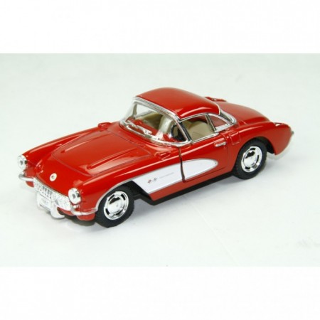 1:40 Chevrolet Corvette 1957 Metal Çek Bırak Araba