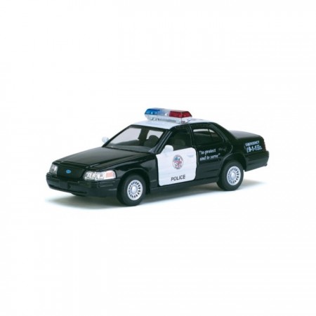 1:42 Ford Crown Victoria Metal Çek Bırak Polis Arabası