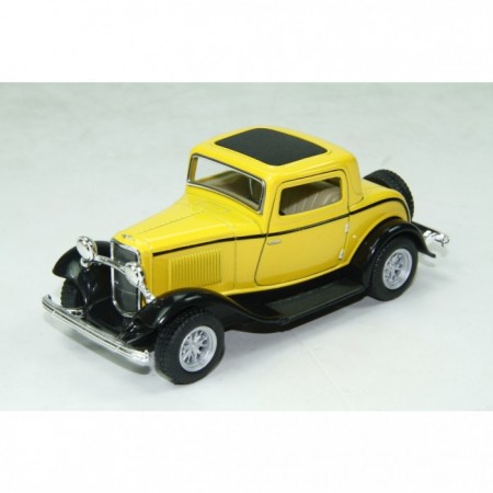1:34 Ford 3-Window Coupe 1932 Metal Çek Bırak Araba