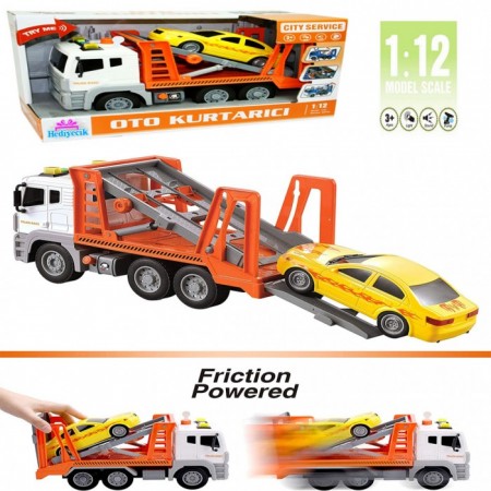Oyuncak 1:12 Sesli ve Işıklı Araba Çekici & Taksi