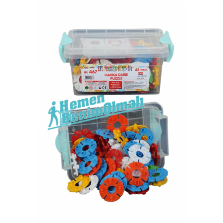 Efe Oyuncak Eğitici Öğretici Zeka Geliştirici Harika Daire 65 Parça Puzzle