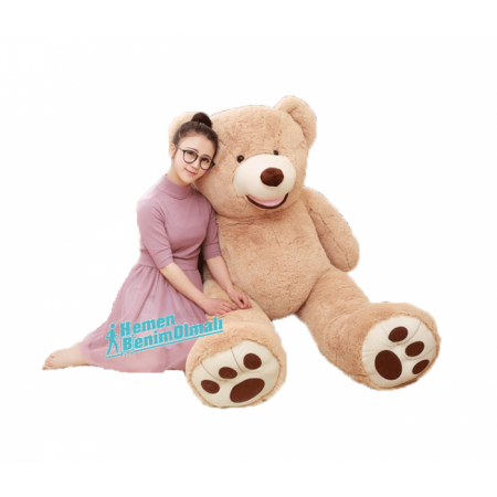 Oyuncak Ayı Peluş Ayı 2,5 Metre Büyük boy Dev Mega Ayı Özel Üretim