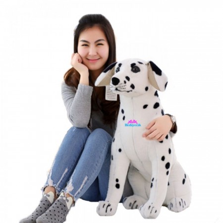 Peluş Dalmaçyalı Köpek 70 Cm Gerçek Görünümlü Ayakta