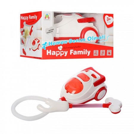  Oyuncak Pilli Süpürge Elektrik Süpürgesi Yeşil  Kırmızı Kız Erkek 