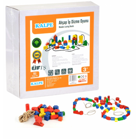 Chiva Oyuncak Ahşap İpe Dizme Oyunu