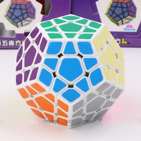 Speed Megaminx White Zeka Küpü Akıl Küpü Rübik Küp