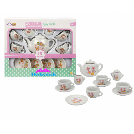  Oyuncak Kutulu Porselen Çay Set 13 Parça 