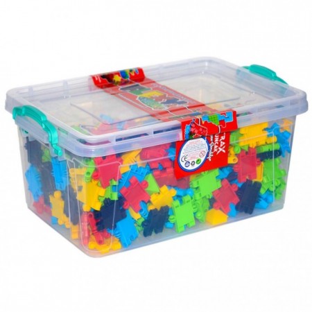 Flexy Tangles 500 Parça Eğitici Lego Blok Seti Saklama Kutulu