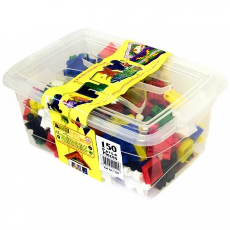 Flexy Tangles 150 Parça Eğitici Lego Blok Seti Saklama Kutulu