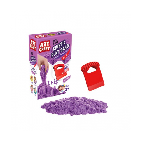 Art Craft Mor Kinetik Oyun Kumu Aksesuarlı 500 Gr
