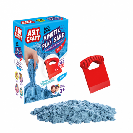 Art Craft Aksesuarlı Mavi Kinetik Oyun Kumu 500 gr