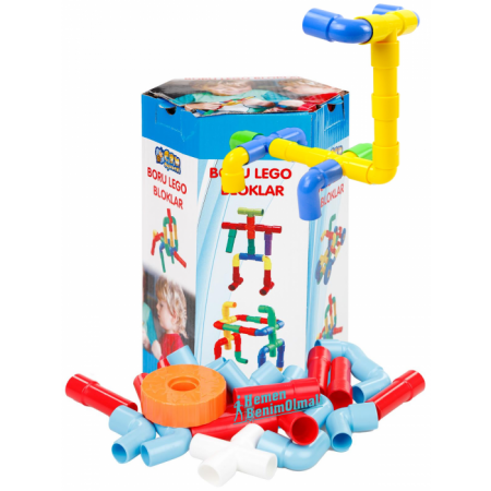 Boru Lego Eğitici Oyuncak 42 Parça 