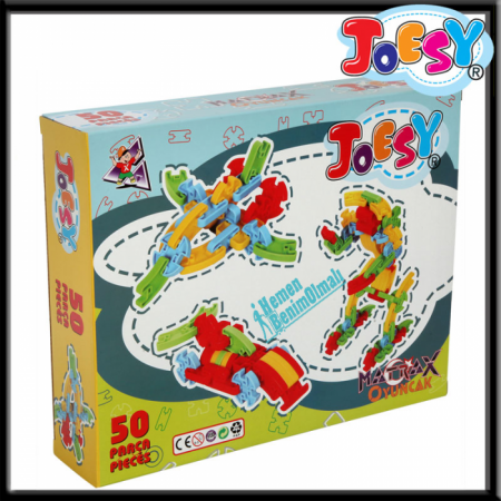 Matrax Oyuncak Joesy Puzzle Elbeceri eğitici 50 Parça