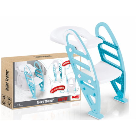 Dolu Kaymaz Ayarlı Merdivenli Tuvalet -Mavi 7249