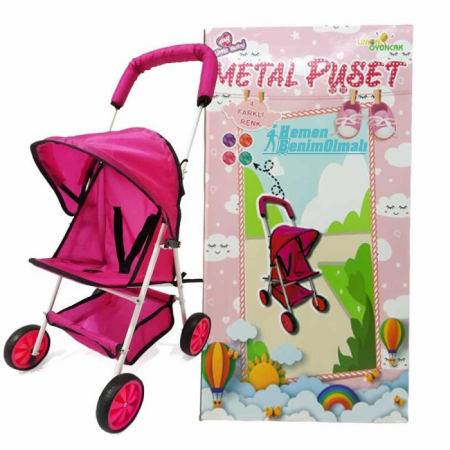 Oyuncak Metal Bebek Arabası Puset