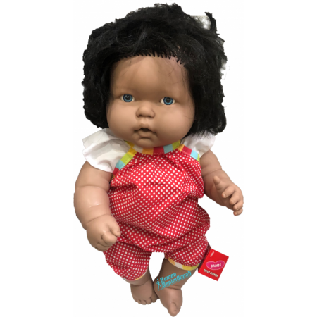 Oyuncak Saçlı zenci Et Bebek 40 cm 